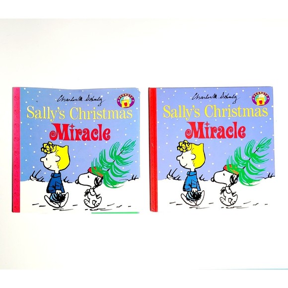 Sally's Christmas Miracle Charles Schulz Snoopy Peanuts 1996 Hardcover w Jacket - Picture 8 of 10